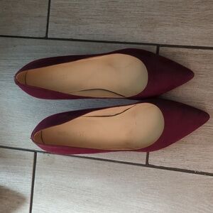 Nine West Issa Women's Block Heels  Plaid Shoes 9 M